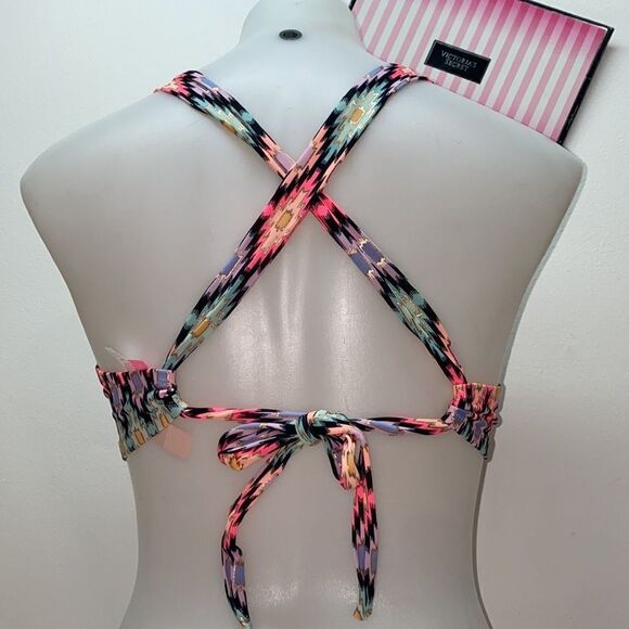 🔥VICTORIA SECRET SWIMSUIT 2 pc top 36C push-up bottom small  New #7 - Picture 2 of 10